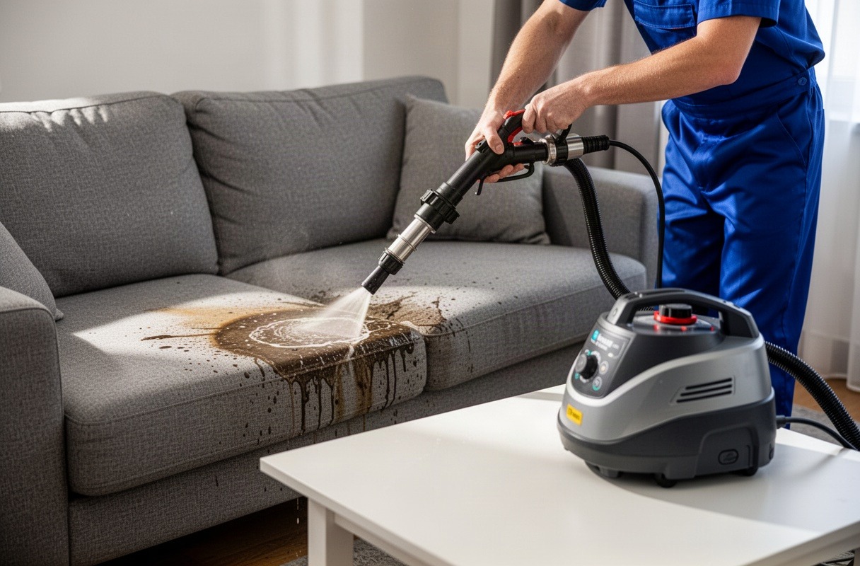 Lavado y desmanchado de muebles y sofás